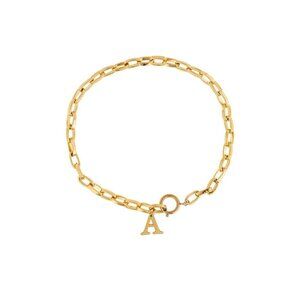 joolz by Martha Calvo Initial Lariat "L" Gold